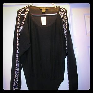 Diamond studded shirt